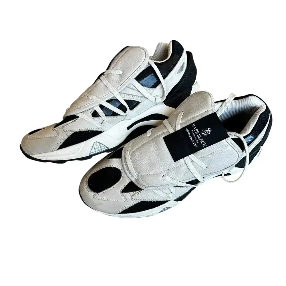 Bape Black x Reebok Aztrek 96 Cream Mens 11